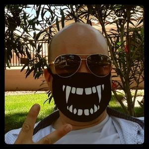 3 Pack - Vampire teeth dust masks. Reusable